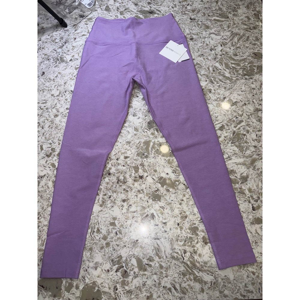Beyond Yoga Spacedye High Waisted Midi Leggings heather lilac size L